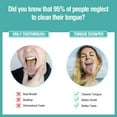 thumbnail image 2 of RONAVO Tongue Scraper for Adult with Thick Tongue Coating, Dual Scraper Design for Deep Clean Oral Care, Remove Bad Breath, for The Coffee Lover, Night Owls, Elderly, 2 Colors, 2 of 7