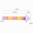 thumbnail image 4 of Flmtop Parrot Perch Stand Toy Grinding And Pressing Anti-rust Washable Great Friction Rough Surface Rest Frosted Texture Trim Nails And Beak Parrot Perch Stick Parrot Supplies, 4 of 11