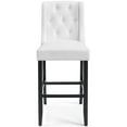 thumbnail image 5 of Modway Baronet Tufted Button Faux Leather Bar Stool in White, 5 of 7