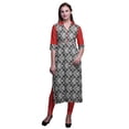 thumbnail image 1 of Bimba Rayon Straight Tunic Tops Women Printed Kurta Summer Wear LadiesÂ&nbsp;Kurti, 1 of 6