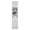 Grey, variant on Leumius Multi-Functional Corner Bathroom Storage Cabinet with Two Doors, Adjustable Shelves, Open Shelf, Triangle Space-Saving Design, Natural Finish