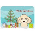 thumbnail image 1 of Carolines Treasures BB1630CMT Christmas Tree & Buff Poodle Kitchen or Bath Mat, 20 x 30, 1 of 1