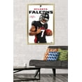thumbnail image 2 of NFL Atlanta Falcons - Bijan Robinson Feature Series 24 Wall Poster, 22.375" x 34" Framed, 2 of 5