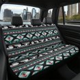 thumbnail image 7 of FUIALDOLG Horse Geometric Rear Bench Seat Covers for SUV, 2 Piece Non-Slip Car Rear Seat Covers Durable Waterproof Back Seat Covers for Dogs and Kids, 7 of 7
