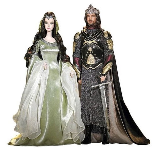 Muñecas Barbie LOTR Arwen & Aragorn Edición Coleccionista