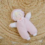 Genius Babies Eden Collection My First Baby Doll - Pink Terry Plush Keepsake for Toddlers