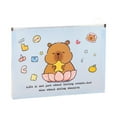 thumbnail image 1 of Trendy Tool Kit for Home, Cute Capybara School Plastic Envelopes Clear Plastic Folders for Document Letter Size File Envelopes with Snap Closure File Folders Document Folders for Scho, 1 of 9