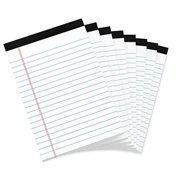 MuiAng 8 Pack Small Note Pads 4 x 6 Inch - College Ruled Legal Pads - Perforated 30 Sheets 80gsm Lined Paper Notepad, Compact Legal Writing Pads Ideal for Office, School Supplies and Gifts