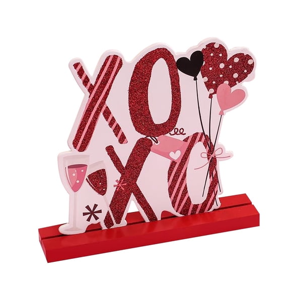 SLYNSHome Love Sign Table Valentine's Day Decorations,Letter Table Centerpiece for Valentine's Day Home Wedding Table Decor
