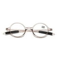 thumbnail image 6 of 5 pairs Womens Retro Round Reading Glasses Mens Classic Flexible Plastic Readers HD +4.00, 6 of 6