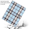 thumbnail image 2 of Allytech Compatible with 7.5 - 8.5 inch Universal Tablet Case,Colorful Grid Pattern Leather Folio Flip Holder Card Slots Slim Fit Shockproof Protective Case,Blue, 2 of 8