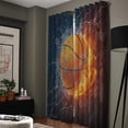 thumbnail image 3 of Basketball Lightning Window Treatments Curtains Valance Window Curtains Outdoor Kitchen Decor Window Treatment, 3 of 5