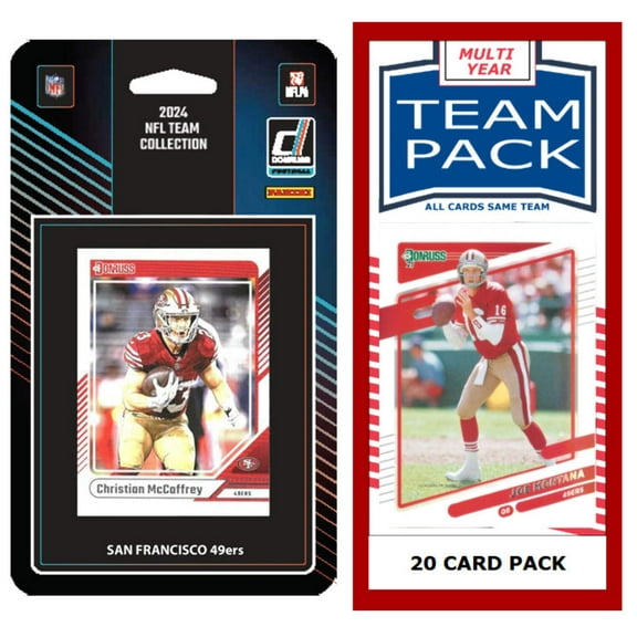 San Francisco Team Pack 20 Cards Montana   2024 Donruss Team Set Purdy