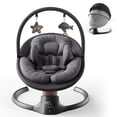 thumbnail image 1 of Baby Swing FasonBaby Electric con 10 melodías y 5 velocidades, color negro, 1 of 9
