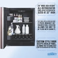 thumbnail image 3 of Summit 24 Inch  Refrigerator, 4.4 cu.ft., ADA Compliant, Built-In, Panel Ready*- AL54IF (Panel Not Included), 3 of 5