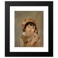thumbnail image 2 of Tadeusz Makowski 15x18 Black Modern Framed Museum Art Print Titled - Little Girl with a Doll (1922), 2 of 5