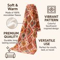 thumbnail image 2 of DaDa Bedding Southwestern Havana Geometric Soft Plush Fleece Flannel Throw Blanket (XY1012), 2 of 8