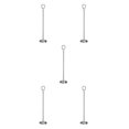 thumbnail image 2 of Baohd Support Photo Porte-Numéro de Table Contemporain pour les Paramètres d'Hôtel à la Mode Argenté 35cm 5Set, 2 of 6