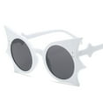 thumbnail image 2 of Fvsianol Punk Sunglasses Sunglasses Retro Bat Shape Sunglasses Unisex Punk Eyewear 1 Pair, 2 of 8