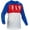 Red/White/Blue, variant on Fly Racing New Youth F-16 Jersey, 375-924YL