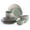 Multicolor, variant on Sango Siterra Artist's Blend Stoneware Dinnerware Set, 16-piece, Sage/Blue/Gray/Cream