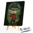 thumbnail image 1 of Cuadros Decorativos Kit de pintura por números sin marco Horror muñeca oscura DIY dibujo sobre lienzo artesanal JShteea Nuevos Originales, 1 of 9