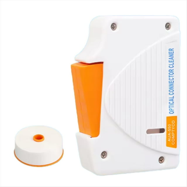 -550 Fiber Optic End Face Cleaning Box SC/FC//LC Optical Fiber Connector Wiping Tool Fiber Flange Adapters Cleaner