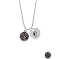 thumbnail image 2 of Delight Jewelry Silvertone Nurse Caduceus Seal - CNA Silvertone Script Initial Disc - O - Charm Necklace, 20"+3", 2 of 4