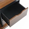 thumbnail image 6 of YIYADO 55.5-Inch Rolling Farmhouse Kitchen Island with Drop Leaf, Sliding Barn Door, Power Outlets and Storage, 6 of 7