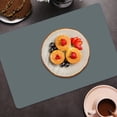 thumbnail image 4 of Silicone Dining Placemat, Non Slip Rubber Table Mat, Heat Resistant Kitchen Table Liner, Modern Decorative Silicone Table Pad, Dining Coaster, Washable Silicone Place Mat, Flexible Table Protector, 4 of 4