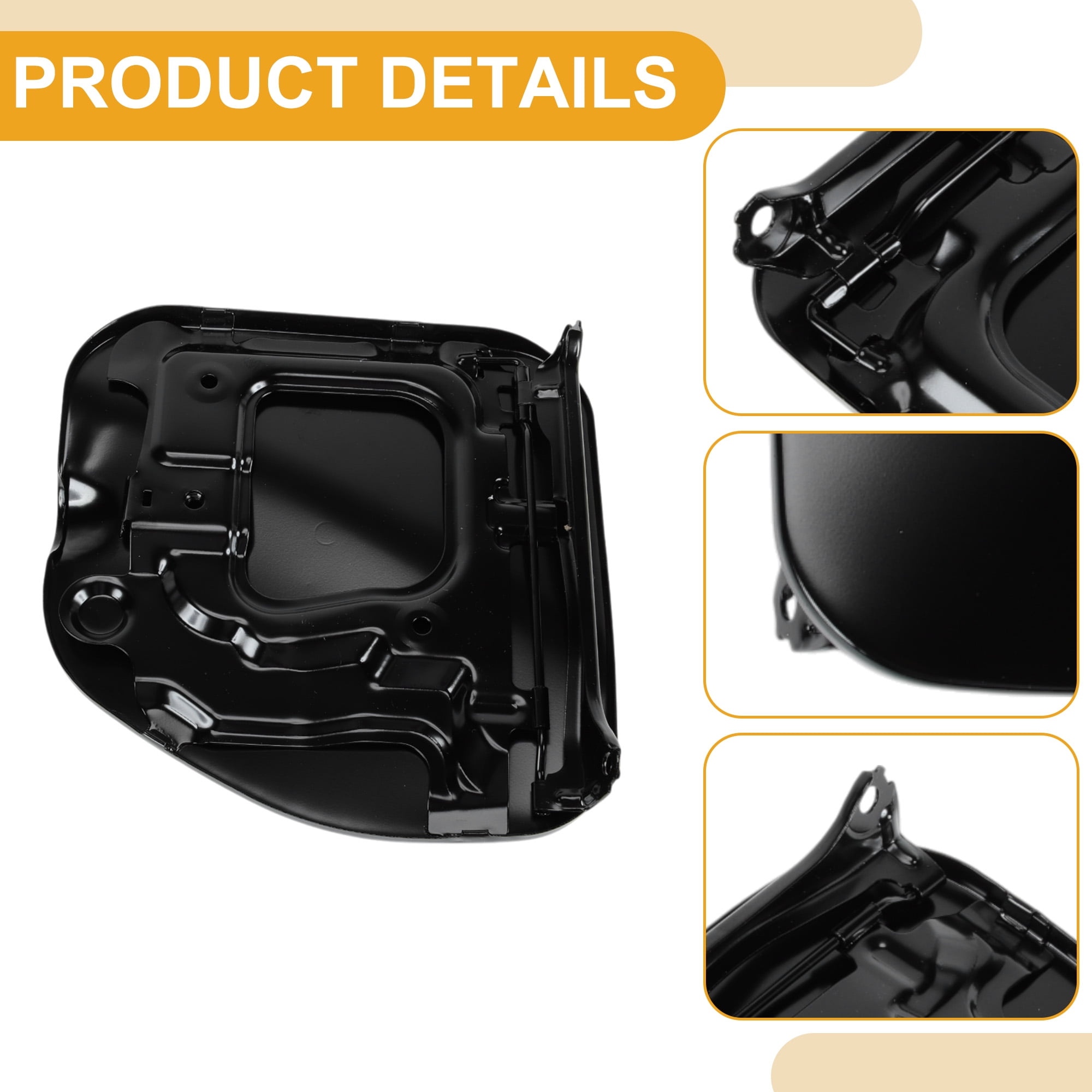 Unique Bargains Fuel Tank Door Cap for Toyota Tacoma 2005-2015 Black Gas Cap