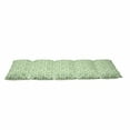 thumbnail image 2 of Pineapple Floor Pillow Lounger Cover, Ombre Watercolor Scattered Pineapples in Different Directions on Plain Pattern, Nap Mat Printed Fabric Case for 5 Pillows, 88" x 27", Green White, by Ambesonne, 2 of 5