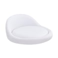 thumbnail image 1 of Taburete de asiento, reemplazo de silla redonda, taburete de asiento de silla con respaldo bajo, accesorio de cuero PU, 1 of 8