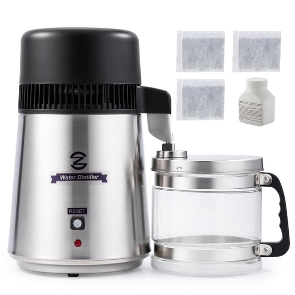 Encimera de acero inoxidable cepillado Water Distiller CO-Z 4L