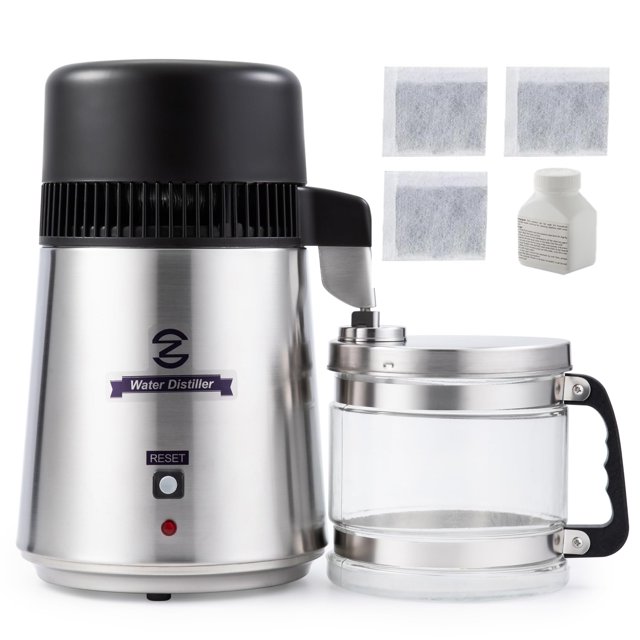 Encimera de acero inoxidable cepillado Water Distiller CO-Z 4L