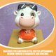 thumbnail image 4 of unbranded Figurilla De Resina Vaca Roja De Escritorio Estilo Cartoon Para Hogar Y Auto, 4 of 8