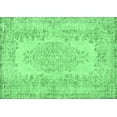 thumbnail image 1 of Ahgly Company Indoor Rectangle Persian Emerald Green Traditional Area Rugs, 8' x 10', 1 of 4