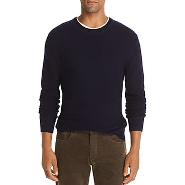Bloomingdale's NAVY BLUE Textured Sweater, US X-Large