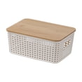 thumbnail image 1 of Cesta de almacenamiento tejida, caja de almacenamiento, decoración, organización, contenedor para cocina, hogar, oficina, dormitorio, 1 of 8
