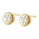 thumbnail image 3 of Pendientes navideños para mujer, pendientes navideños con forma de botón, joyería estética, decoración única para fiestas en clubes, decoración del , Angulo dorado, 3 of 8