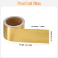 thumbnail image 2 of Cinta de Grano de Madera Peel and Stick de 3" x 39ft, Borde de Espejo de Papel de Aluminio, Oro Cepillado, 2 of 7