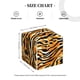 thumbnail image 4 of Balery Zebra Porta Pañuelos de Cuero con Estampado – Funda Moderna Cuadrada para Caja de Pañuelos, Dispensador 5x5x5'', 4 of 7