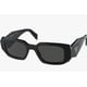 thumbnail image 2 of PR 17WS 1AB5S0 Unisex Black Plastic Rectangle Sunglasses Grey Lens, 2 of 4