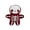 Red, variant on Halloween Skeleton Stuffed Animal, 9.84 in Skull Plush Pillow, Halloween Indoor Decoration for Sofa Table, Trick Or Treat Halloween Party Gift (Black)