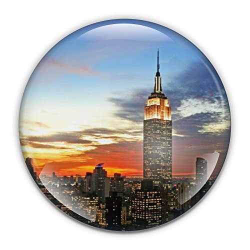 Empire State Building Paperweight in Gift Box, 3 Inch Crystal Dome, Perfect for House Warming Gift