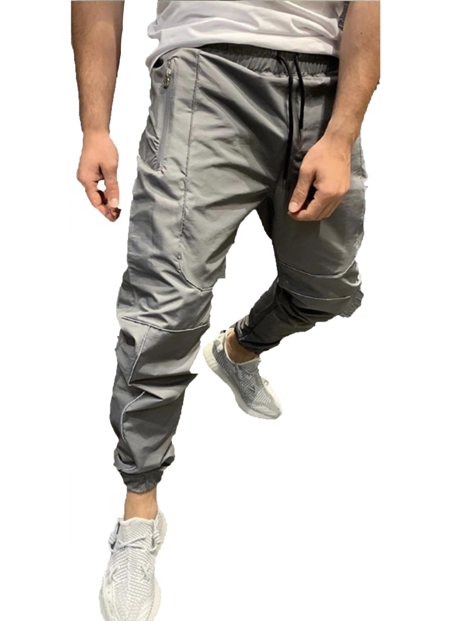 luethbiezx Mens Reflective Stripe 