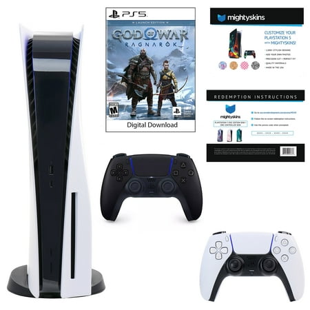 Sony PlayStation 5 Core Console with God of War: Ragnarok with Voucher and DualSense Controller in Black