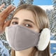 thumbnail image 4 of Funda facial de algodón, suave funda facial de invierno con calentador de orejas de piel de conejo, cómoda funda facial, cara de algodón casera para hombres, mujeres, clima frío, hogar, 4 of 5