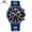 Blue Rose Gold, variant on Sport Men Watches Top Brand Luxury Quartz Wristwatch Reloj Hombre Montre Homme Relogio Masculino Waterproof Black Silicone Strap