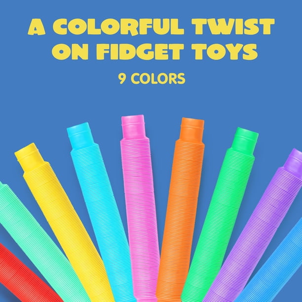 26Pcs Jouets Sensoriels De Tuyau Extensible Multicolore Anti Stress 26Pcs Jouets Sensoriels De Tuyau Extensible Multicolore Anti Stress